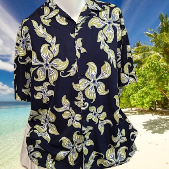 Men's Hawaiian style shirt - Picture 1 of 5